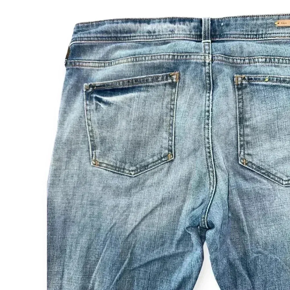 Pilcro and letterpress hyphen women's frayed hem jeans size 32 - Image 6