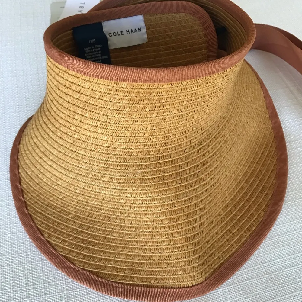 Packable Paper Visor Sun Hat, NWT - Image 4