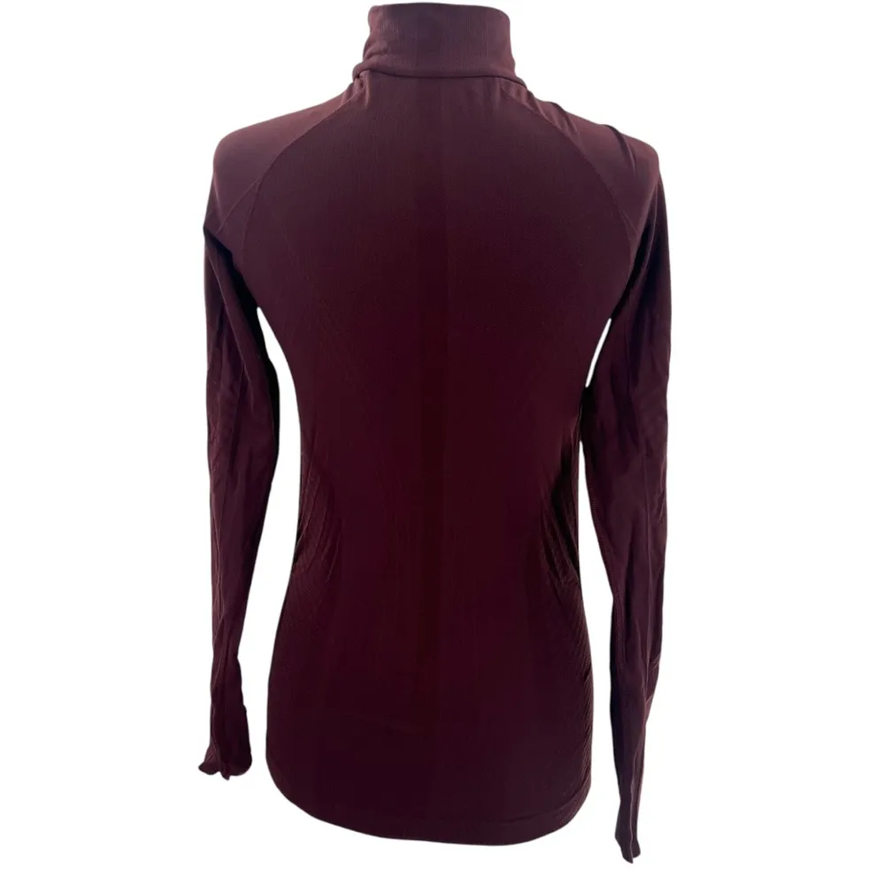 Athleta Speedlight Half Zip Pullover Top
Burgundy sz XS - Image 4