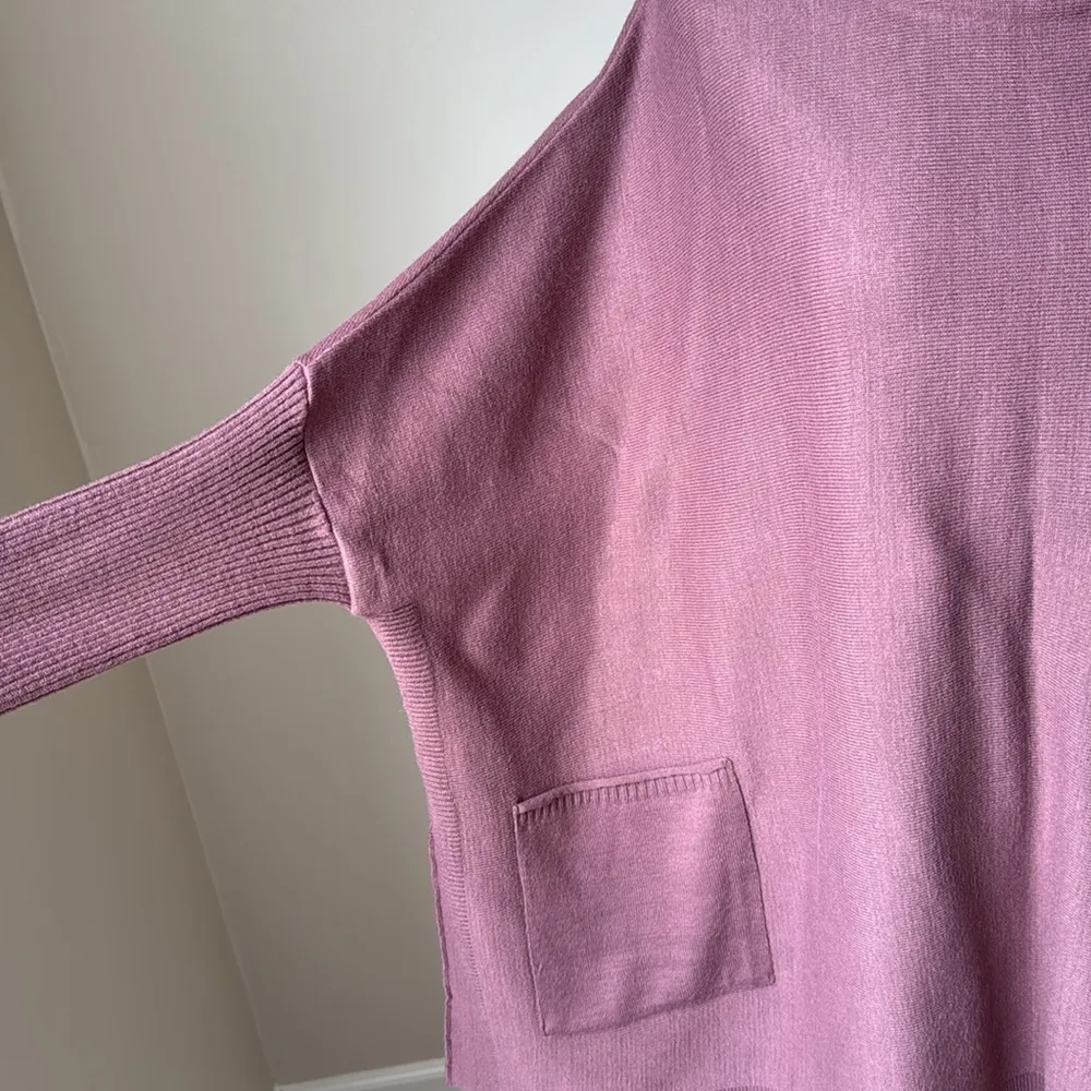 Mer Se Newport Traveler Sweater Cape Purple Size undefined - Image 2