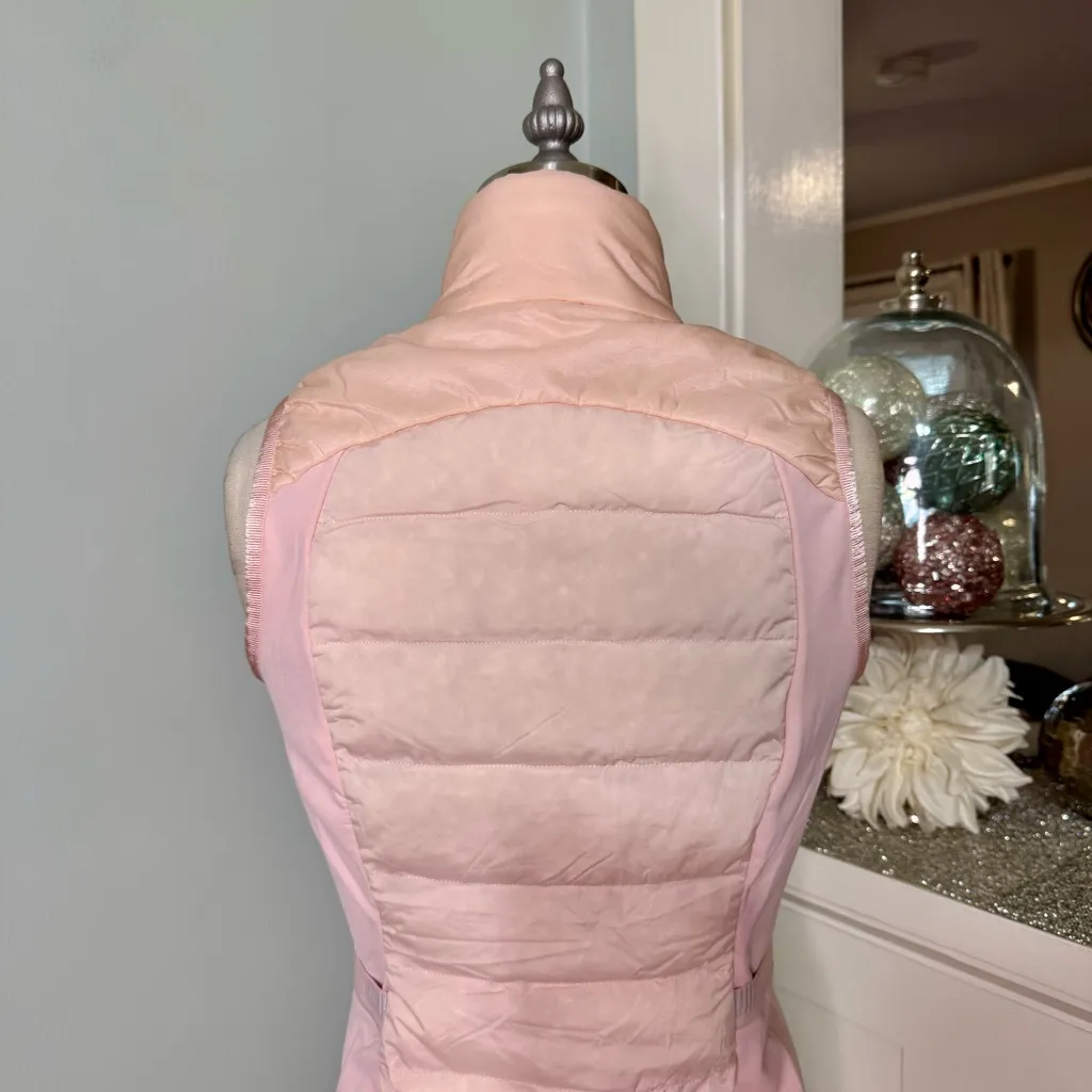 Lululemon Down For It All Vest Down Winter Coat Pink Mist Size 4 - Image 9