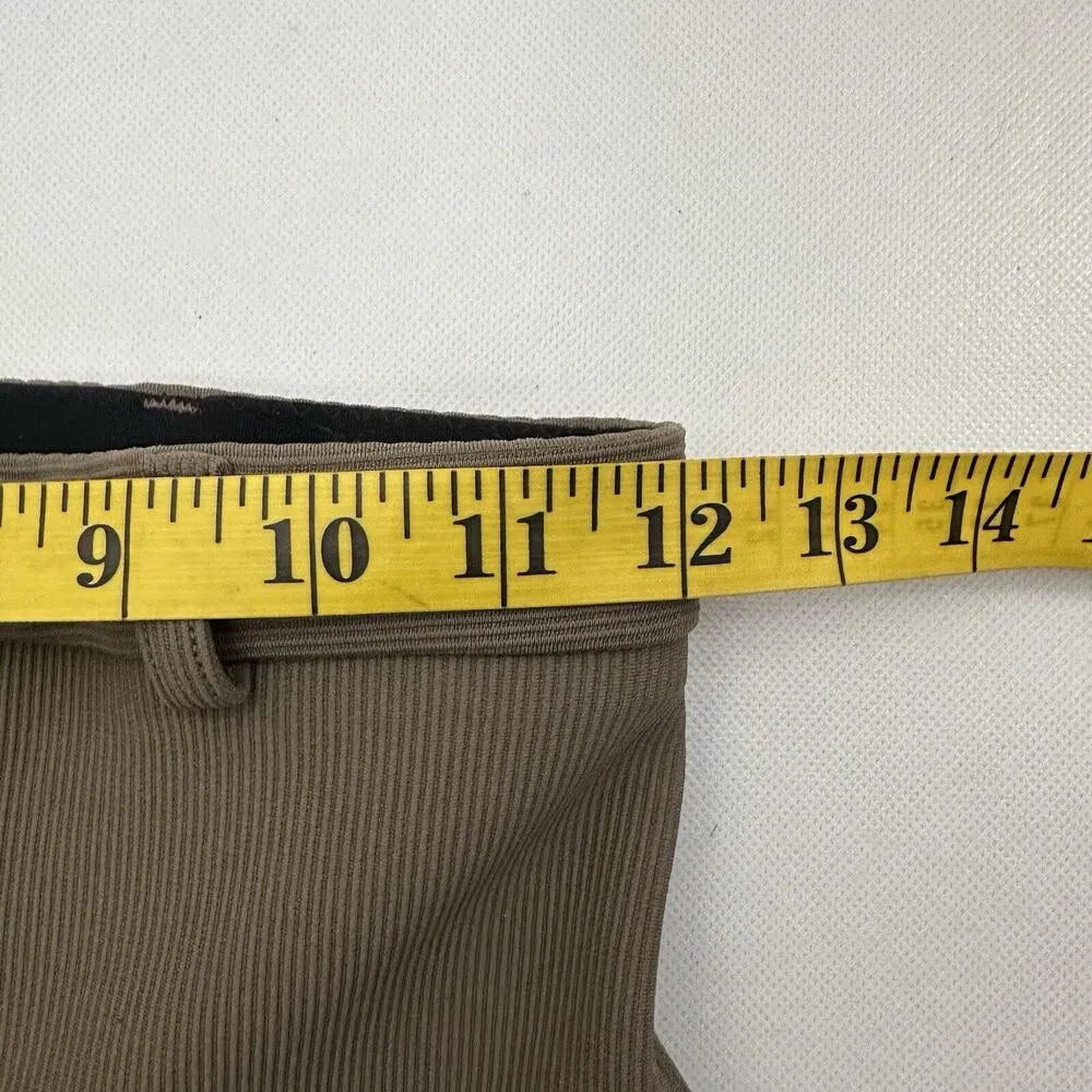 TUFF RIDER Starter Low Rise Pull on Breeches Womens Pants Size 26 Tan Equestrian - Image 5