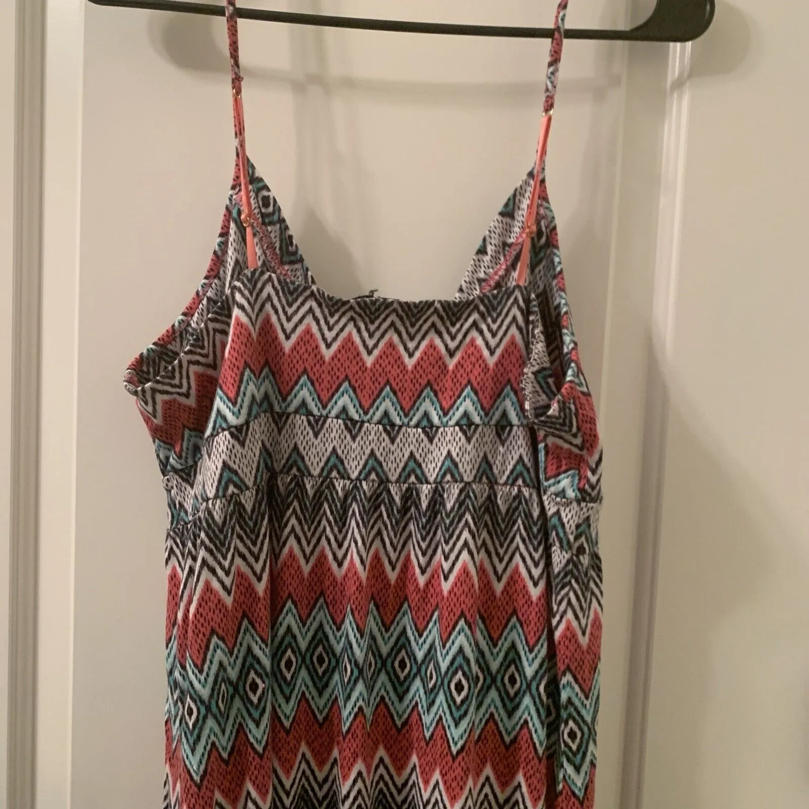 Women's Geometric Print Sleeveless Camisole Dress Tank Size Unknown - Image 7