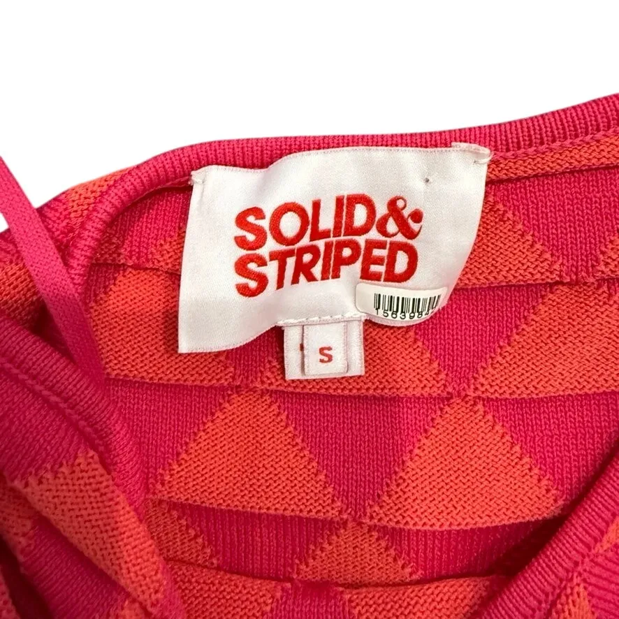 Solid & Striped Halter The Kiana Dress in Pink, Size S - Image 8