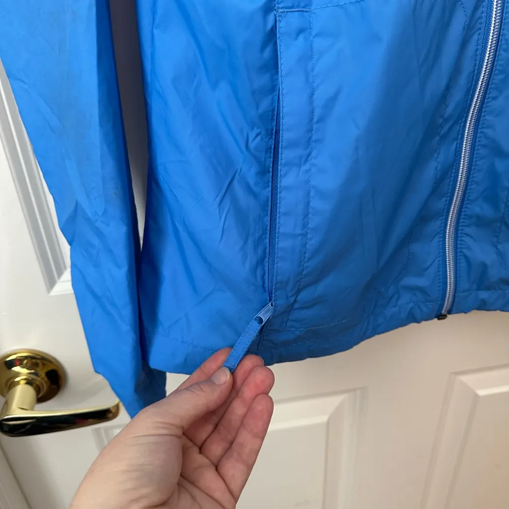 Columbia Switchback III Jacket Women's Size Medium Harbor Blue Hooded Packable M - Image 3