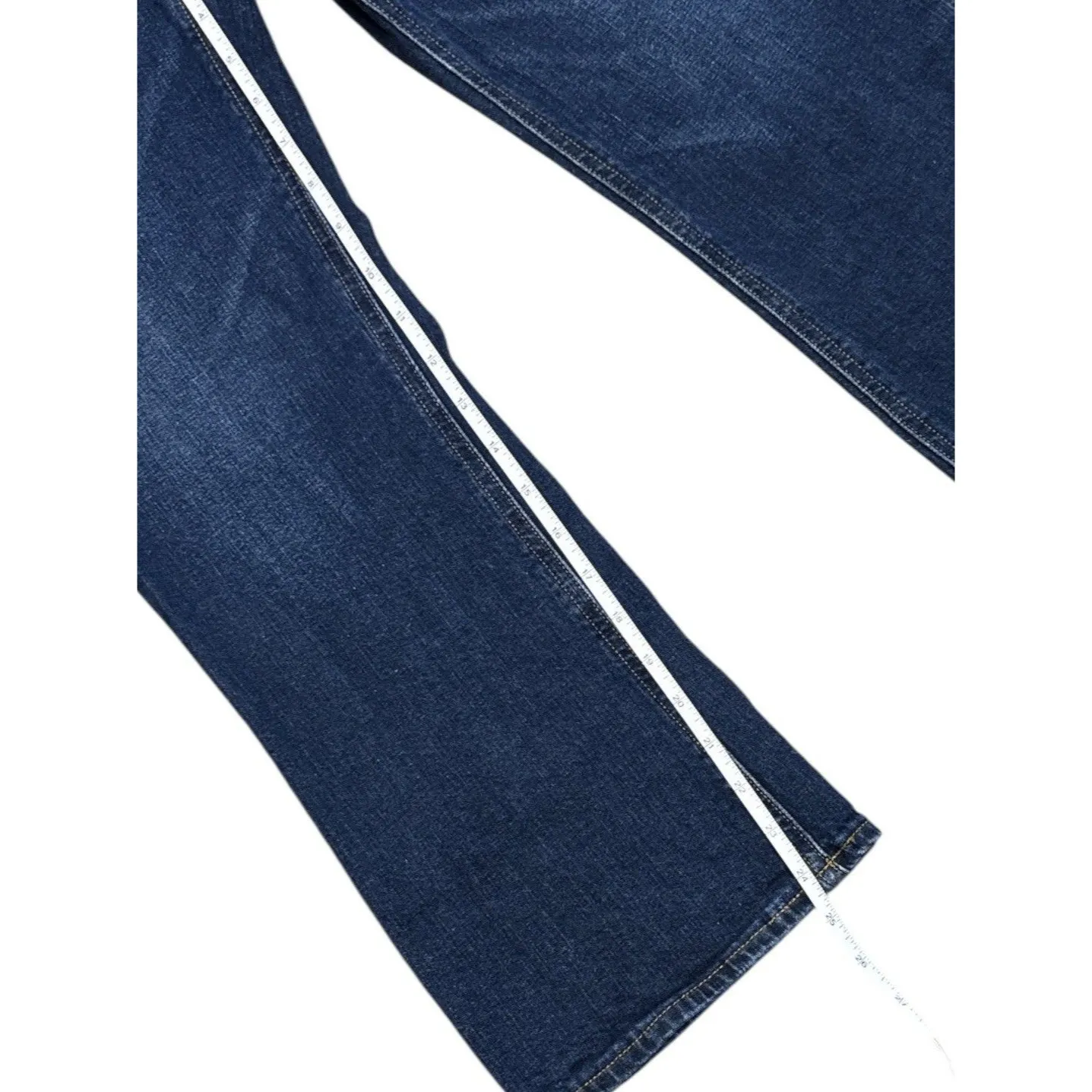 J. Crew Mercantile Bootcut Blue Denim Jeans Womens Size 30 High Waisted Boho - Image 4