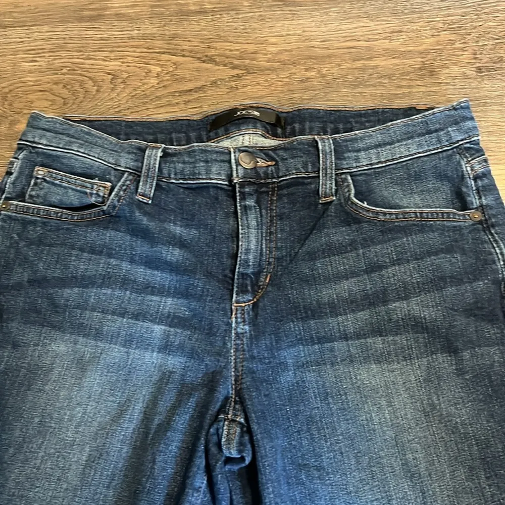 Joe’s Women’s Long Classic Blue Denim Jean Shorts 28 - Image 12