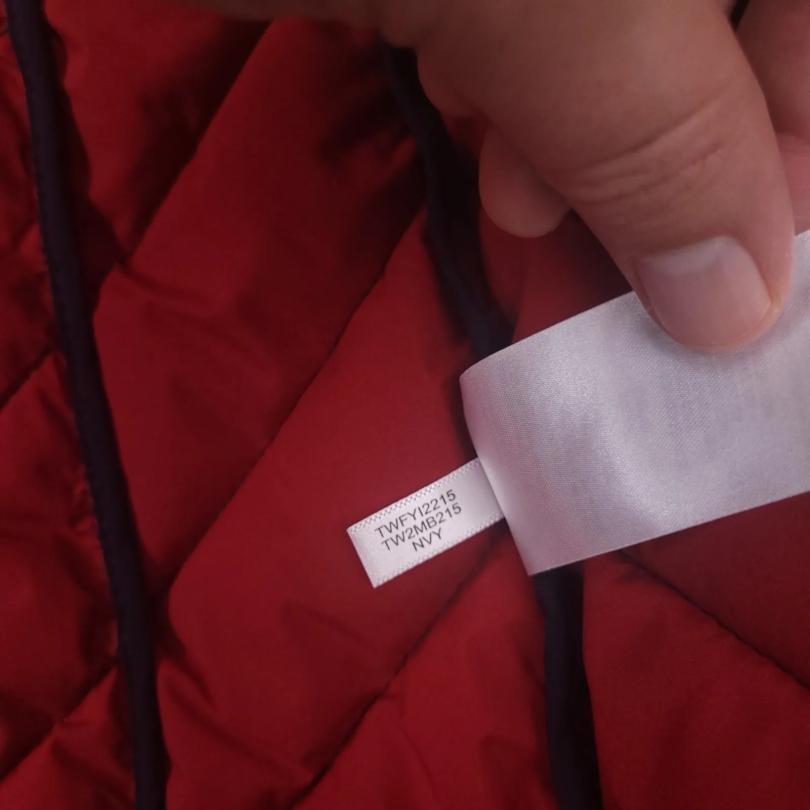 Tommy Hilfiger Puffer Jacket Blue Hooded Full Zip Packable Women's Size XS - Image 9