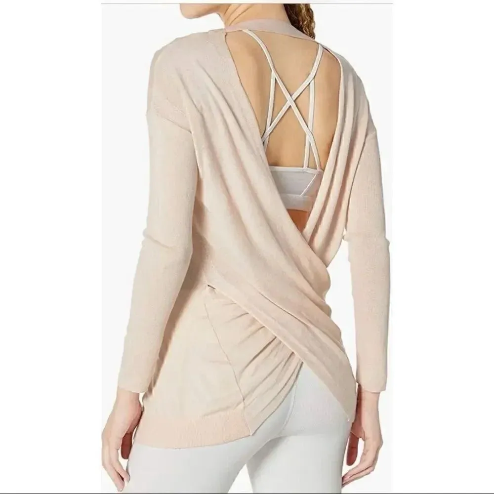 Vimmia  Shavasana Reversible Blush Womens Sweater - Image 2