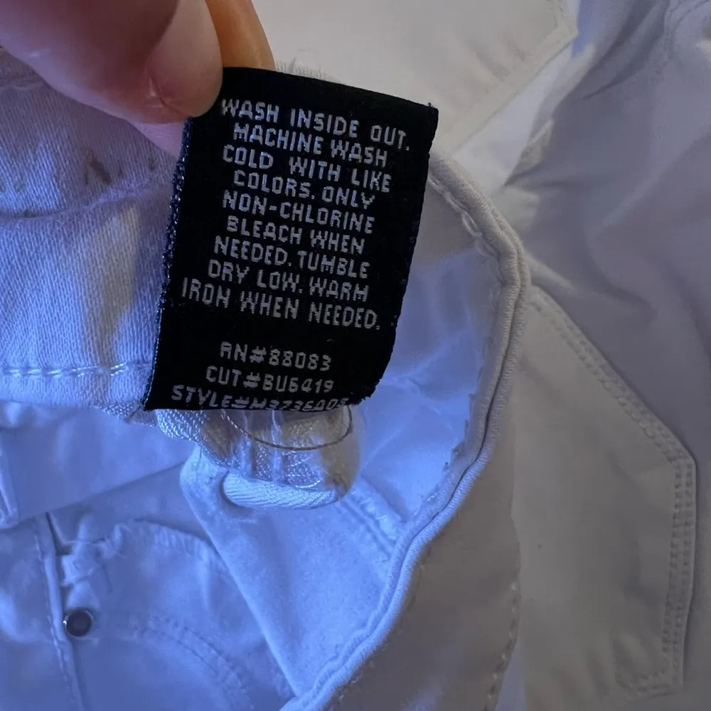 Sound/Style Los Angeles Jeans Womens Slim Straight Leg White Skinny White‎ 12 Blue - Image 5