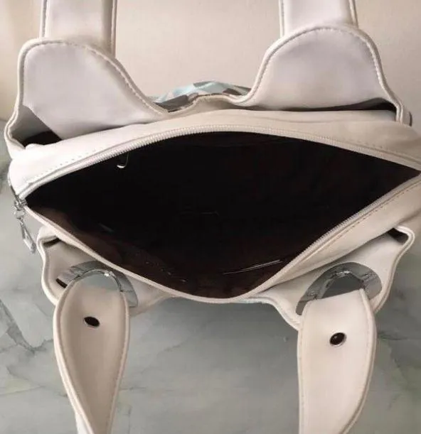 Blue & White Floral Handbag Multiple - Image 4