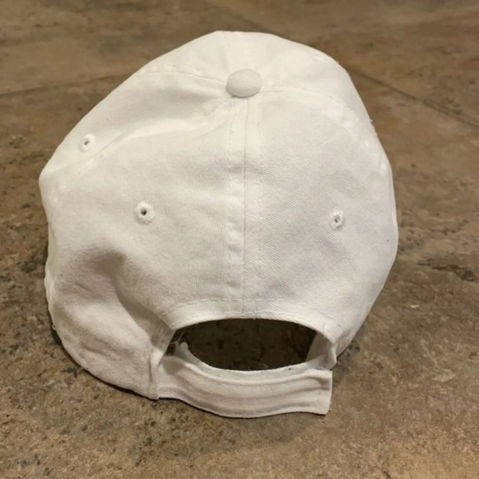 Disney Lilo & Stitch Embroidered White Hat Cap OS Cotton Adjustable - Image 5