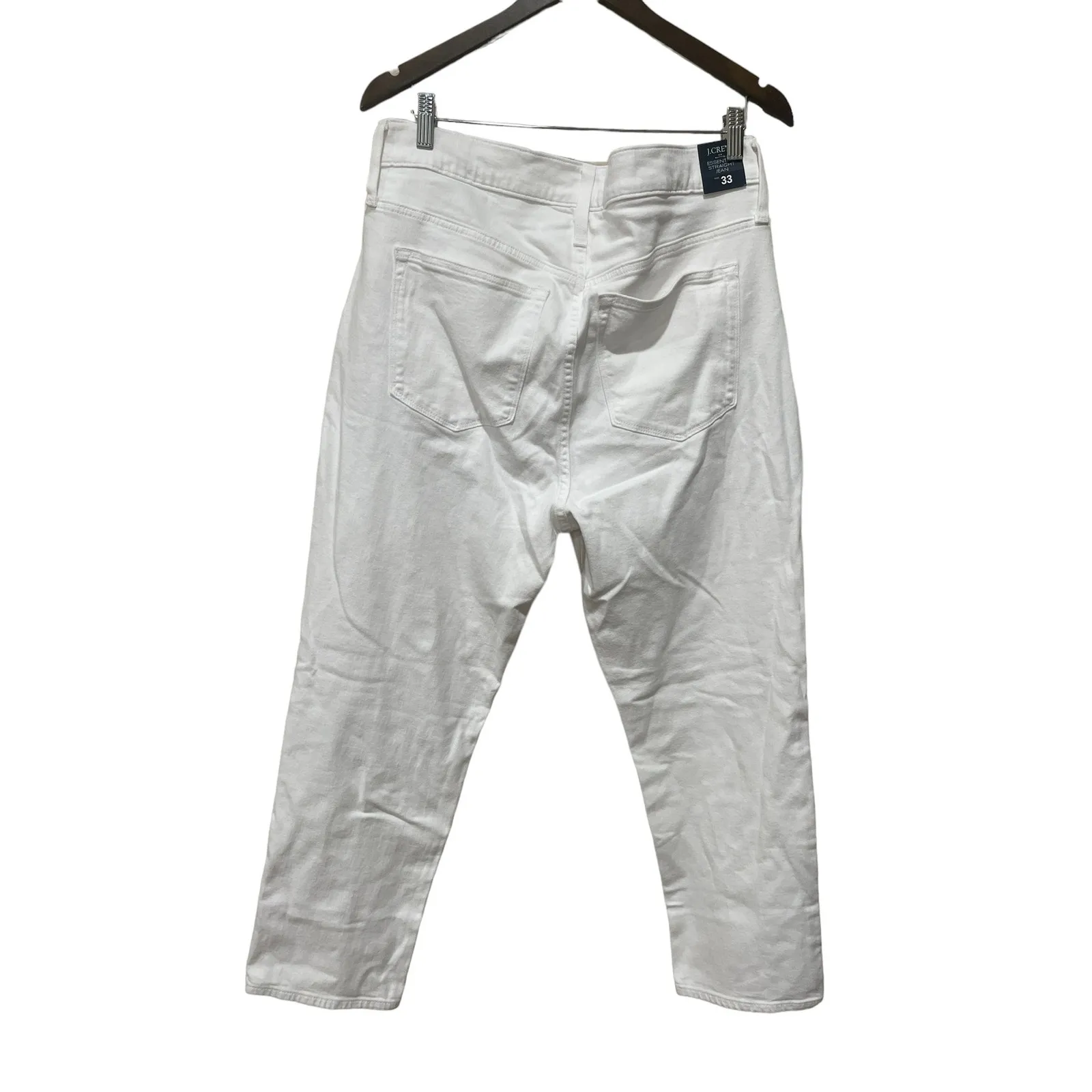 J. Crew Factory Essential straight white jean in‎ all - Image 10