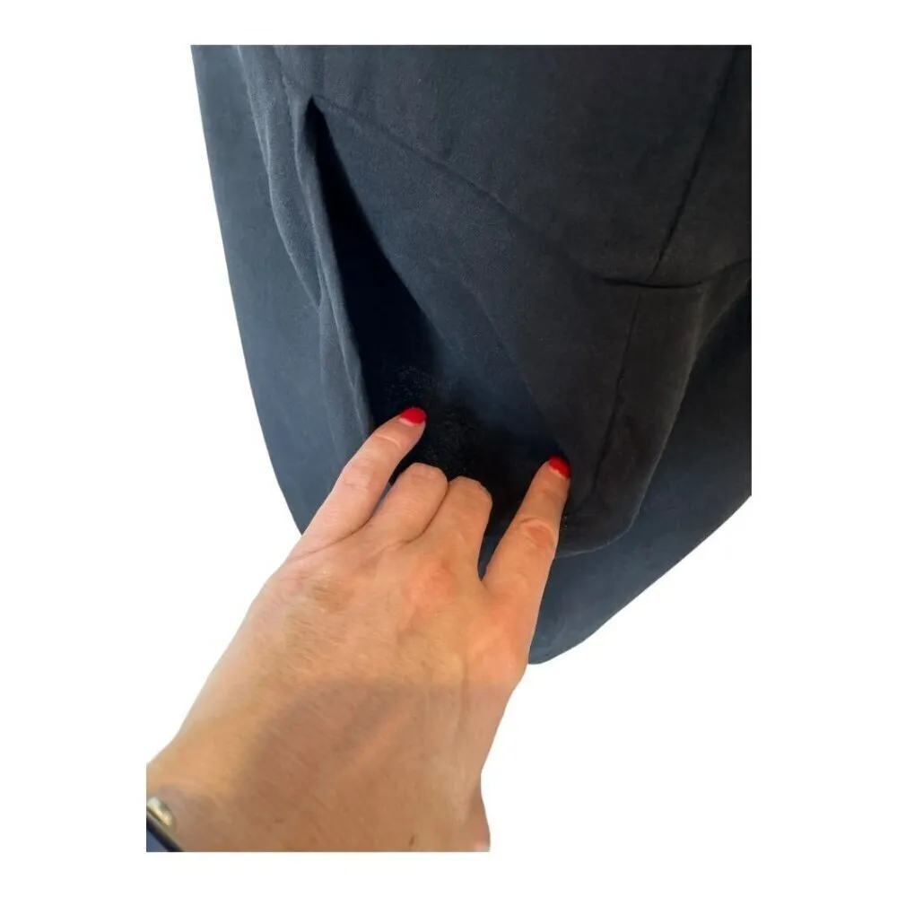 ALC Dress Women 8 Tan Black Silk Colorblock Short Sleeve Shift Mini Luxury‎ - Image 7