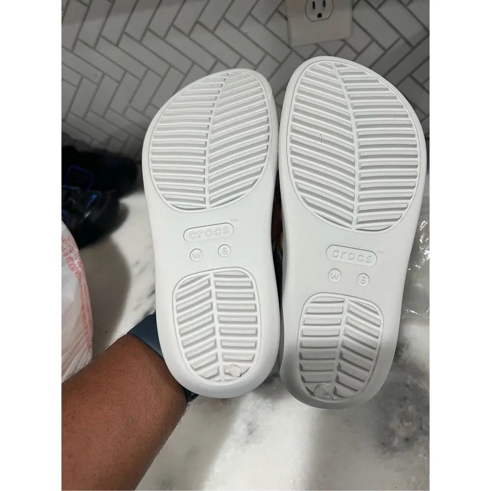 Crocs Getaway Strappy Flip Flops (Women’s Size 6, Espresso, Style 209587-206) - Image 2