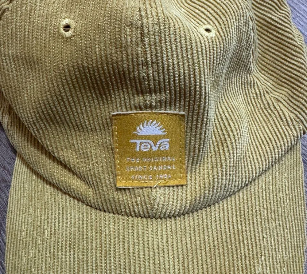 Teva Golden Yellow Mustard Corduroy Hat - Image 3