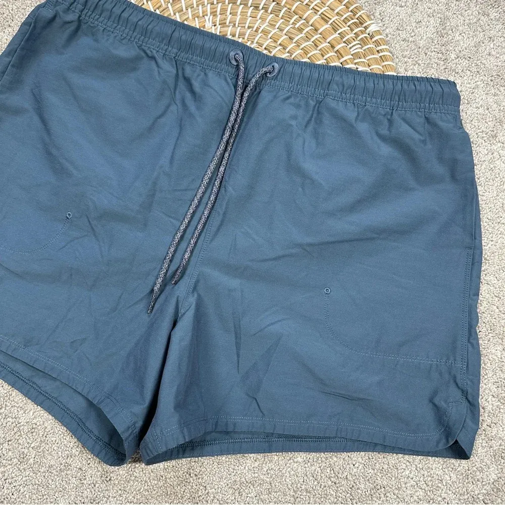 Allbirds Women's Natural Run Shorts Merino Wool Blend in Shadow Blue Size L - Image 7
