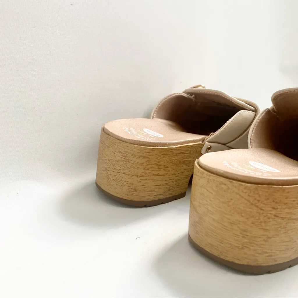 Dr Scholl’s Classic clog Tan Size 9.5 - Image 4