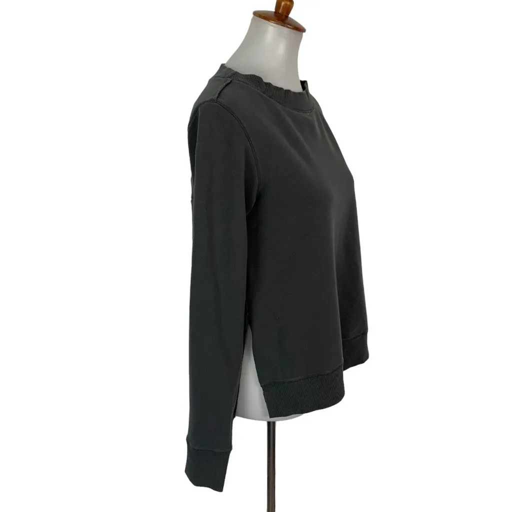 Nancy Rose Performance Womens Sweater 2 Gray Pullover Athleisure Gym Training - Image 2