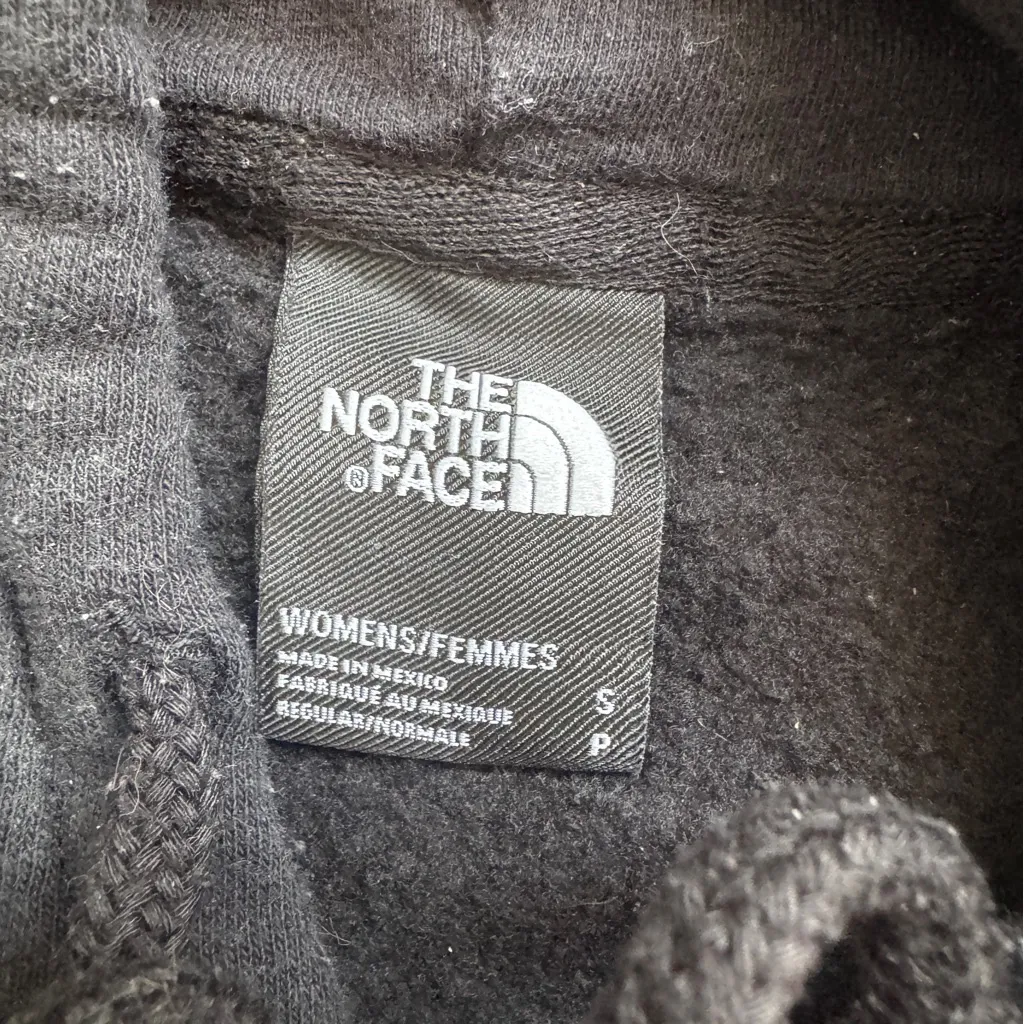 The North Face Black Hoodie Size Small - Image 4
