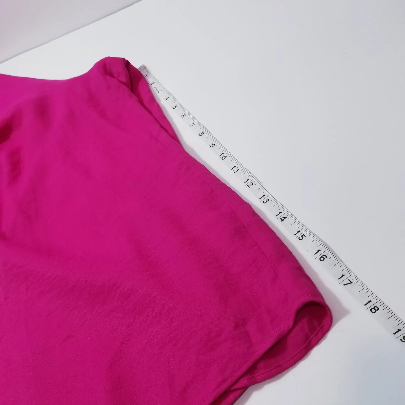 Anthropologie MAEVE Hot Pink Jumpsuit Smocked Strapless Wide Leg - Image 15