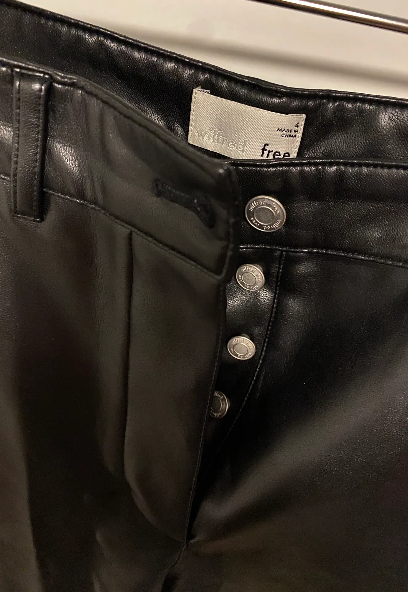 leather cargo pants - Image 5