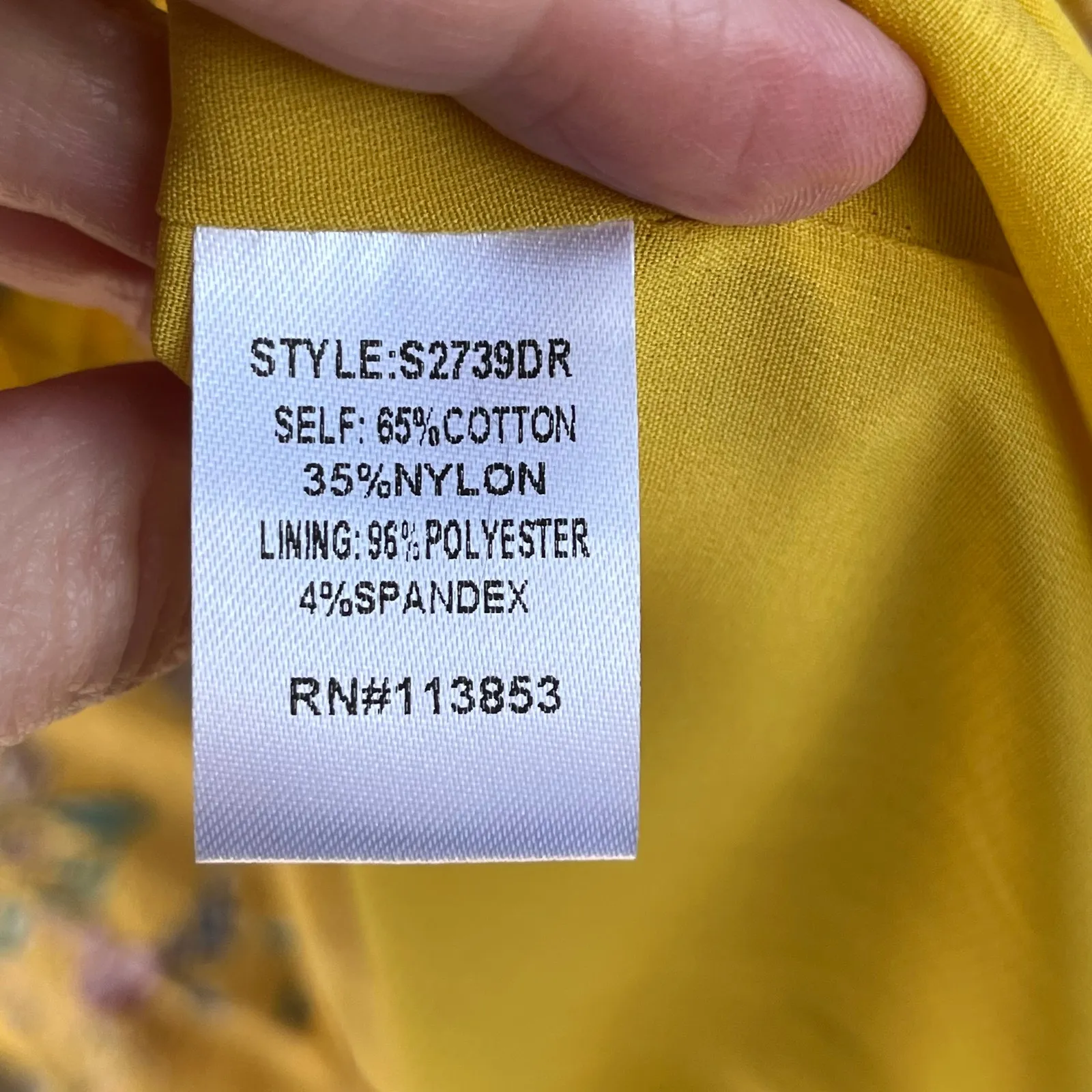 Sugar + Lips Women's Yellow Floral Tiered Ruffled Maxi Skirt Size L - Image 8