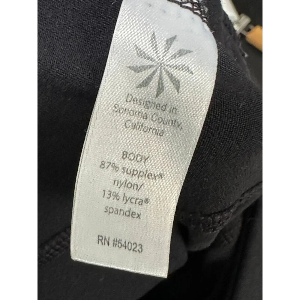Athleta Womens Black Capri Cropped Leggings Size S Activewear Workout Casual - Image 8