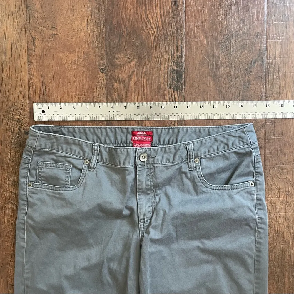 MERONA grey cropped jeans/pants, size 12 - Image 4