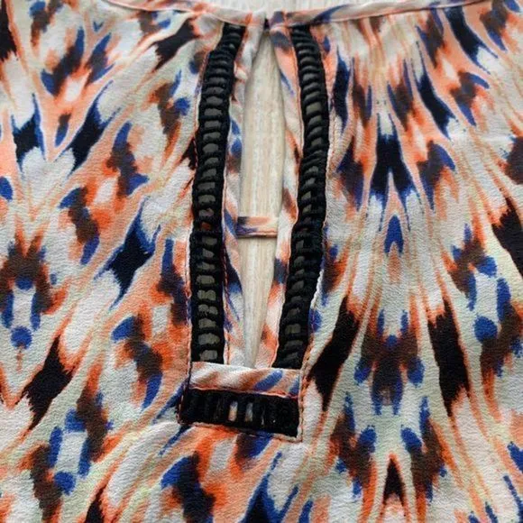 𝅺Greylin Geometric Printed Chiffon Tank Size XS‎ - Image 6