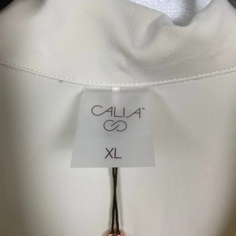 Calia Beige Light Sand Sleeveless Zip Mock Neck Golf Mini Dress Sz.XL NWT Tan - Image 8