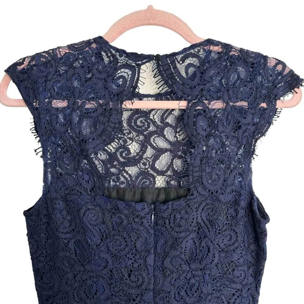Bb Dakota Rylin Navy Lace Dress Sz 0 - Image 10