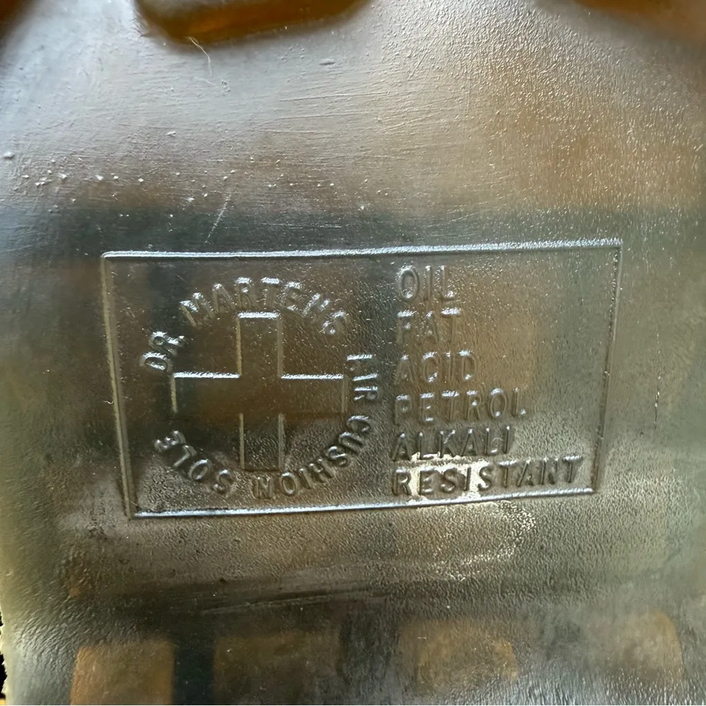 Dr. Martens Women’s Black Chunky Boots with Yellow‎ Stitching size 6 M - Image 7