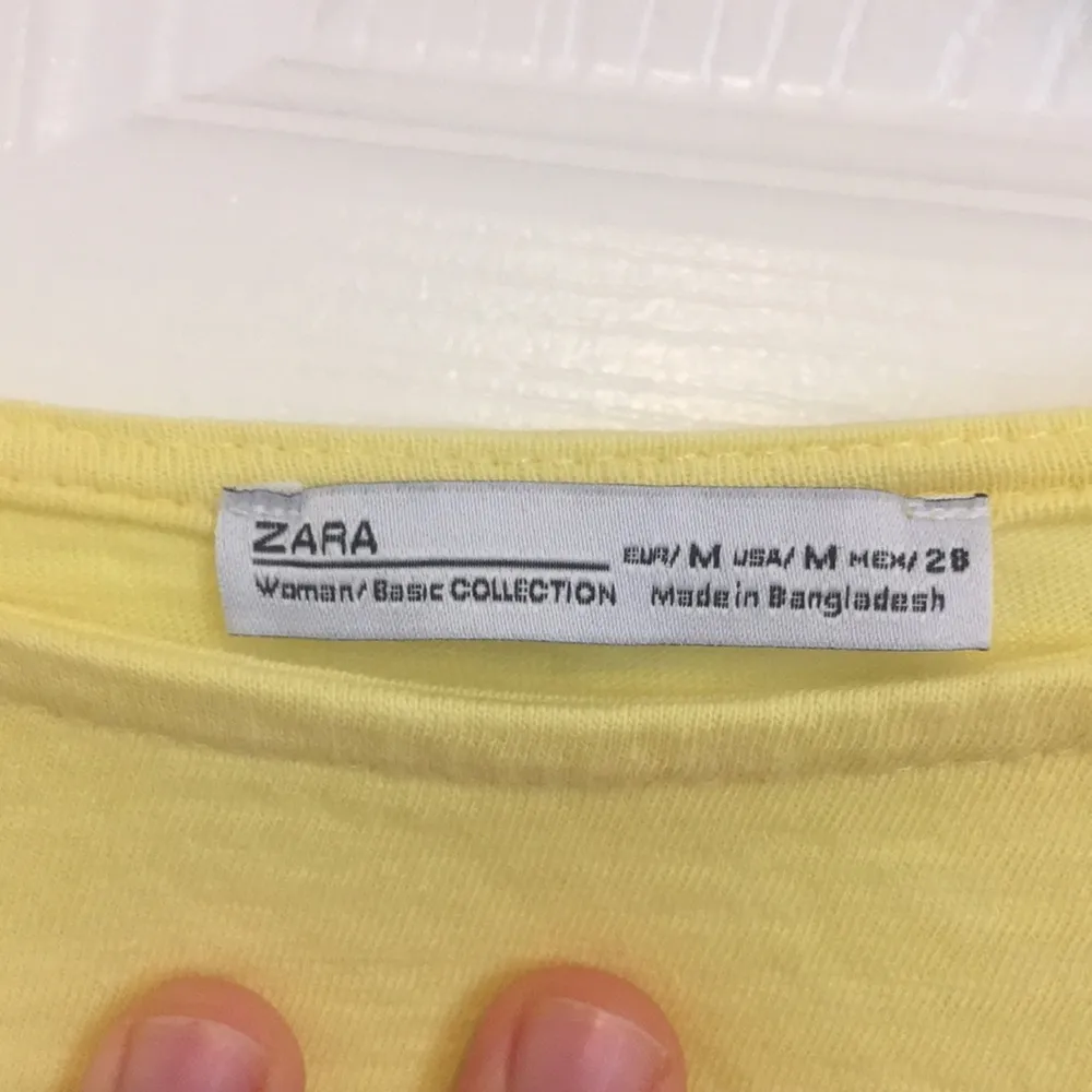 ZARA  Basic Collection Yellow Top - Image 3
