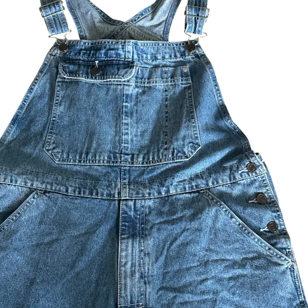 Levi's Jeans SilverTab Vintage Inspired Cotton Denim Overalls Women's Size L - Image 7