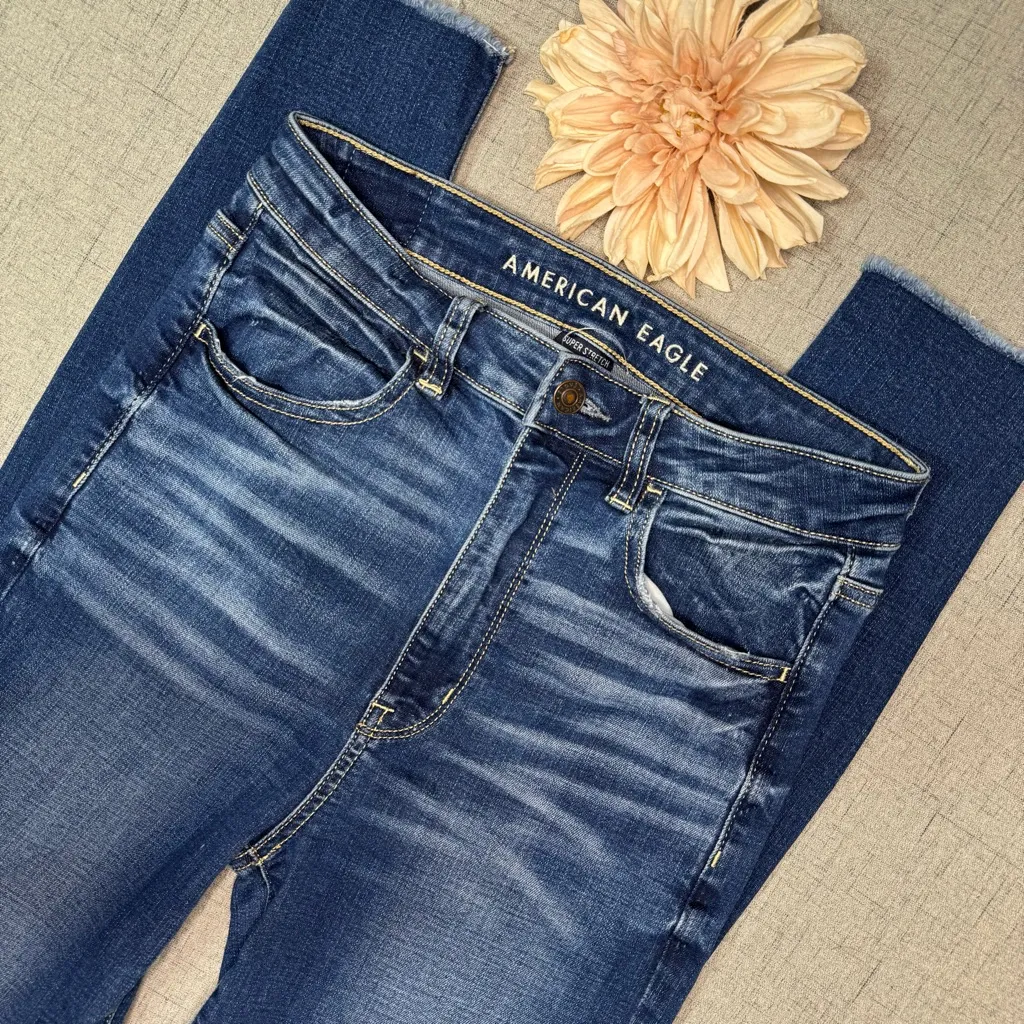 American Eagle Highest Rise Super Stretch Jegging Distressed Skinny Jean 6 - Image 8