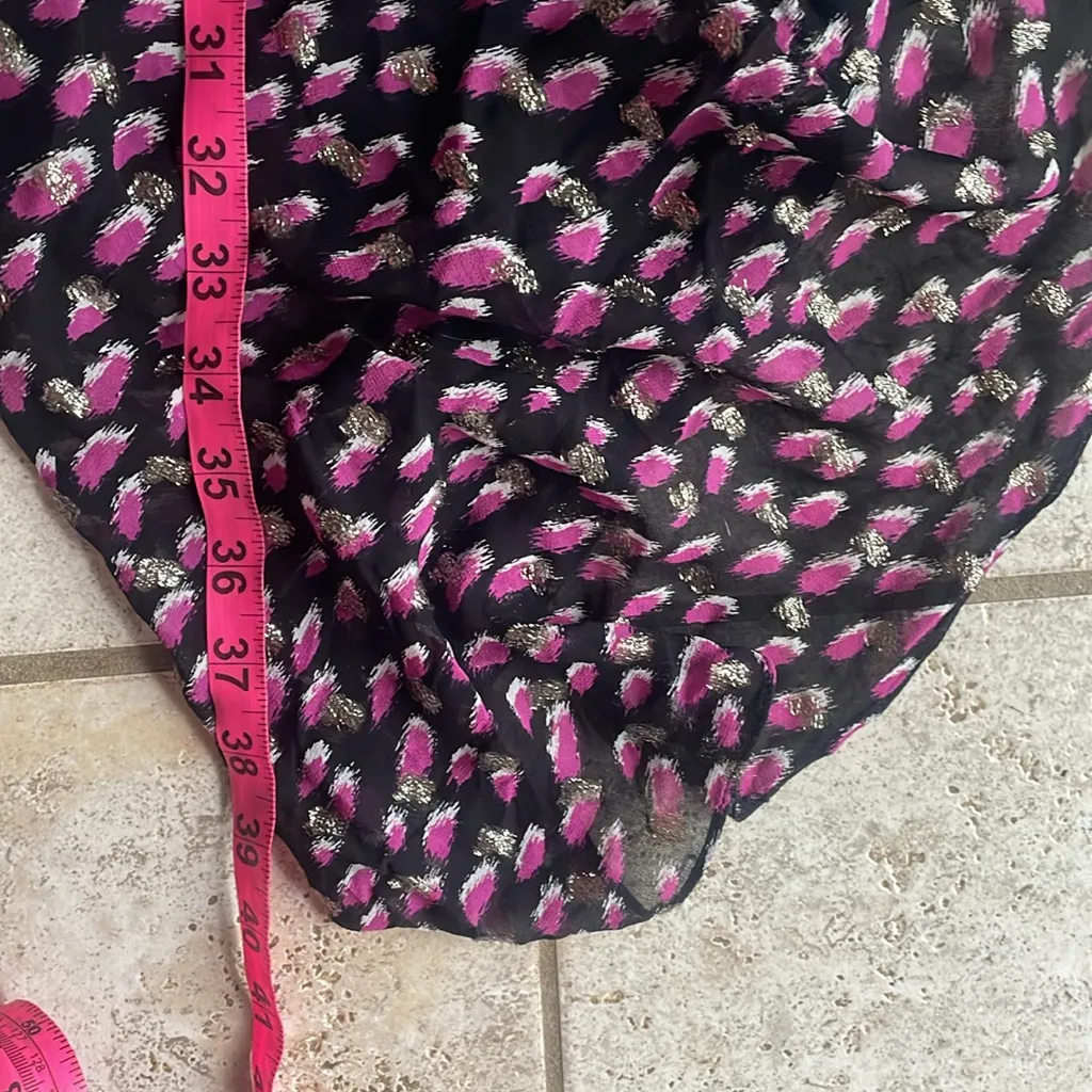 KARINA GRIMALDI Marissa Print Dress in Purple Metallic - Image 15