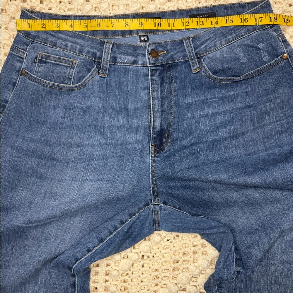 Judy Blue Women's Blue Flared Jeans.              #22 - Image 9
