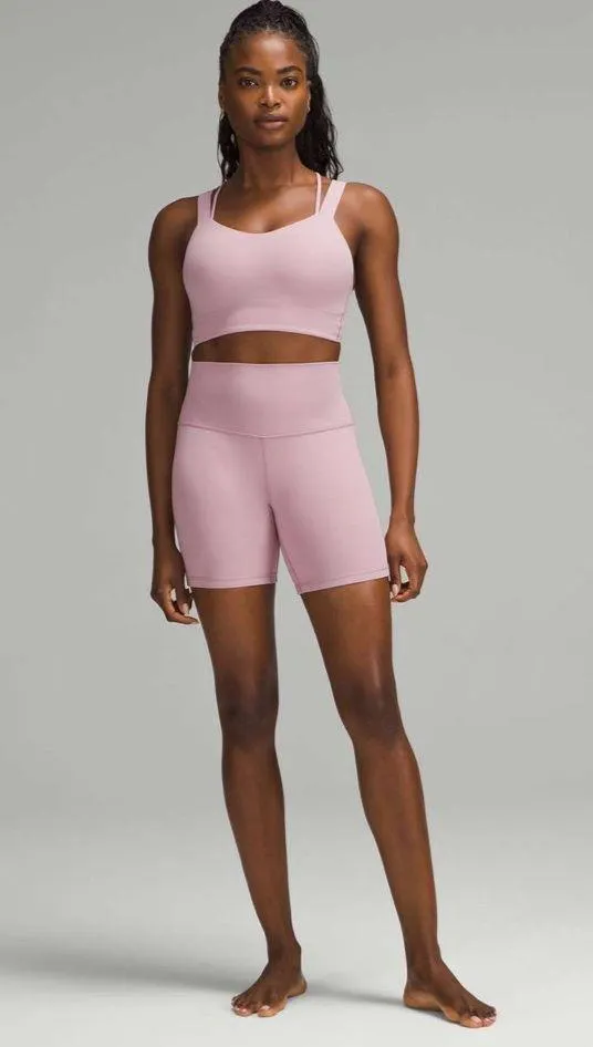 Lululemon Align High Rise Short 6" Rose Blush Women's Shorts Size 8 - Image 4