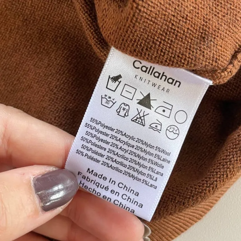 Callahan Sweater Womens Medium Lora Rootbeer Brown One Shoulder Knit‎ Top - Image 7