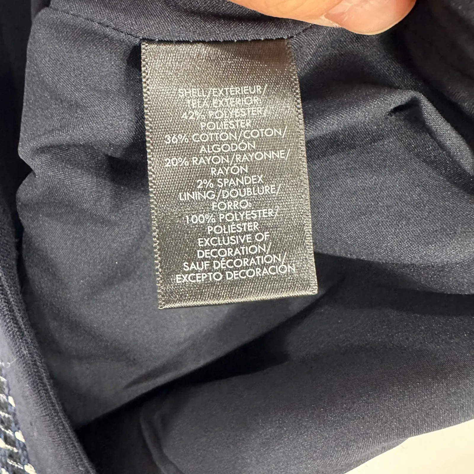 Ann Taylor Pencil Skirt 4 Navy Office Chic Preppy Classic Career Minimalist - Image 6