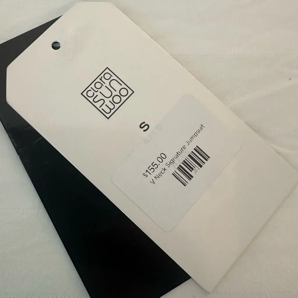 CLARA SUNWOO Black Sleeveless, flare leg Jumpsuit - Image 3