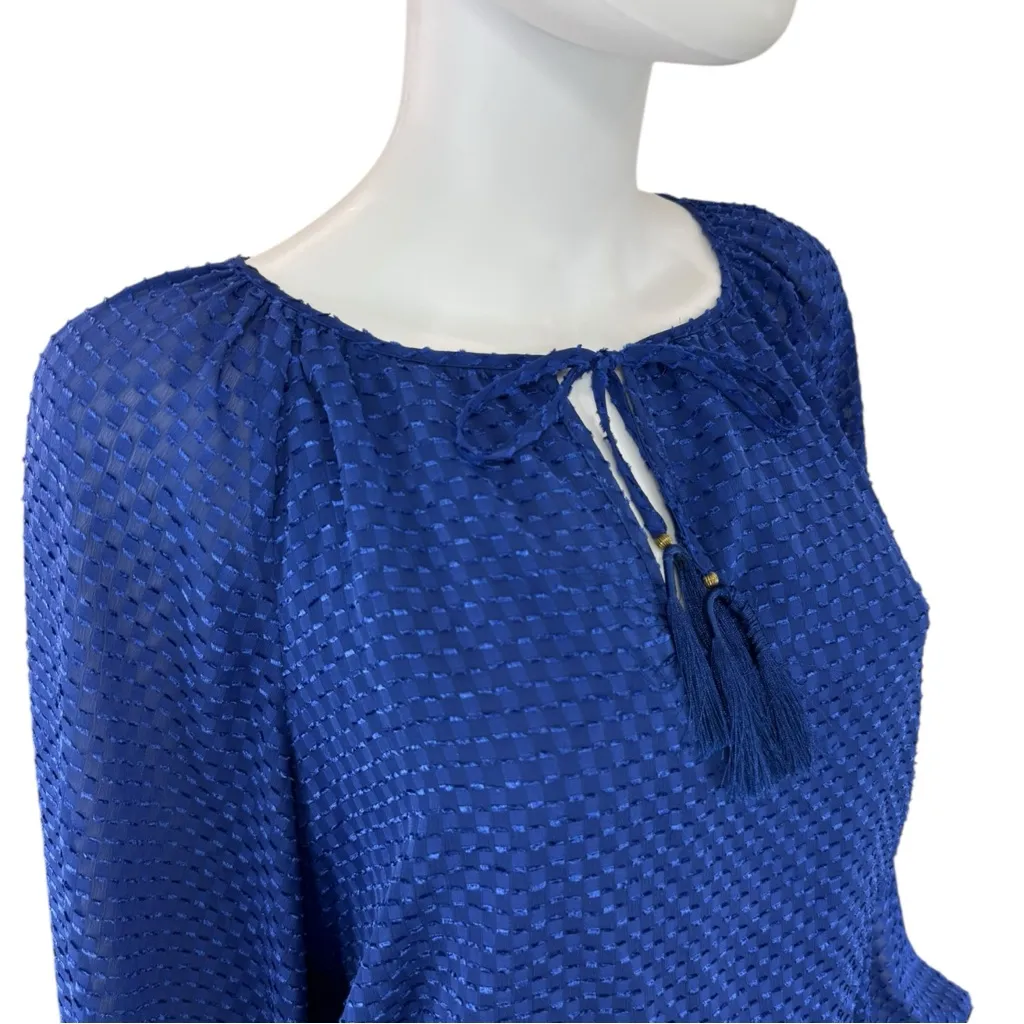 Trina Turk Bengal Blue Viti Mini Dress Size L F0266 - Image 5