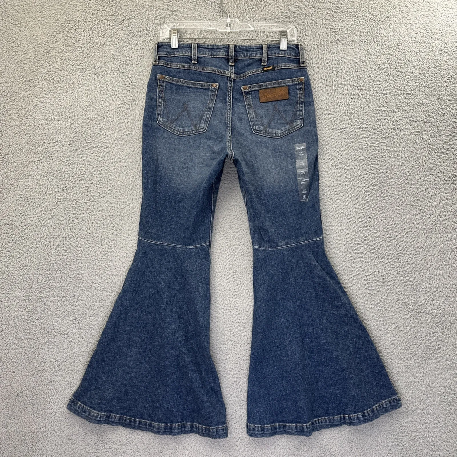 Wrangler Retro High Rise Flare Jeans Western Rodeo Boho Festival Women's 29 x 30 - Image 2