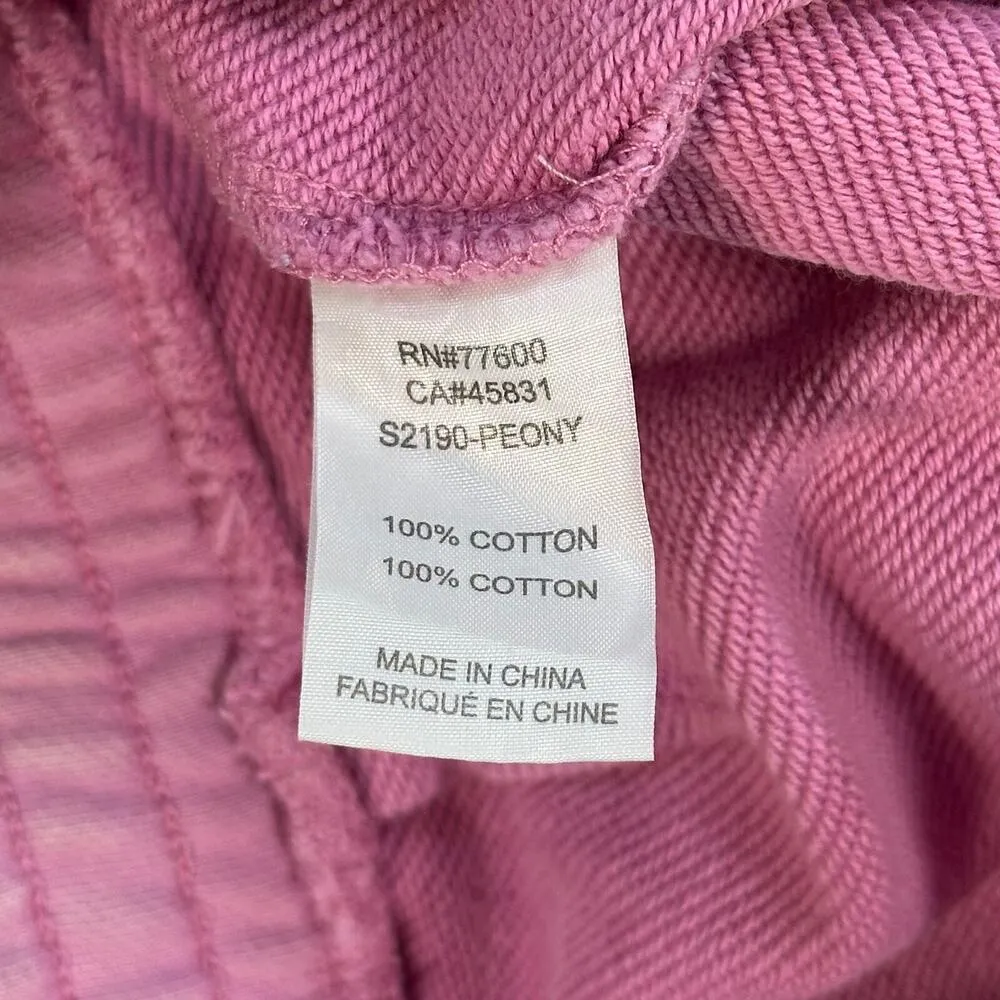 Saltwater Luxe Cut Off Sweat Shorts Women's X-Small Pink Elastic Waist Lounge - Image 7