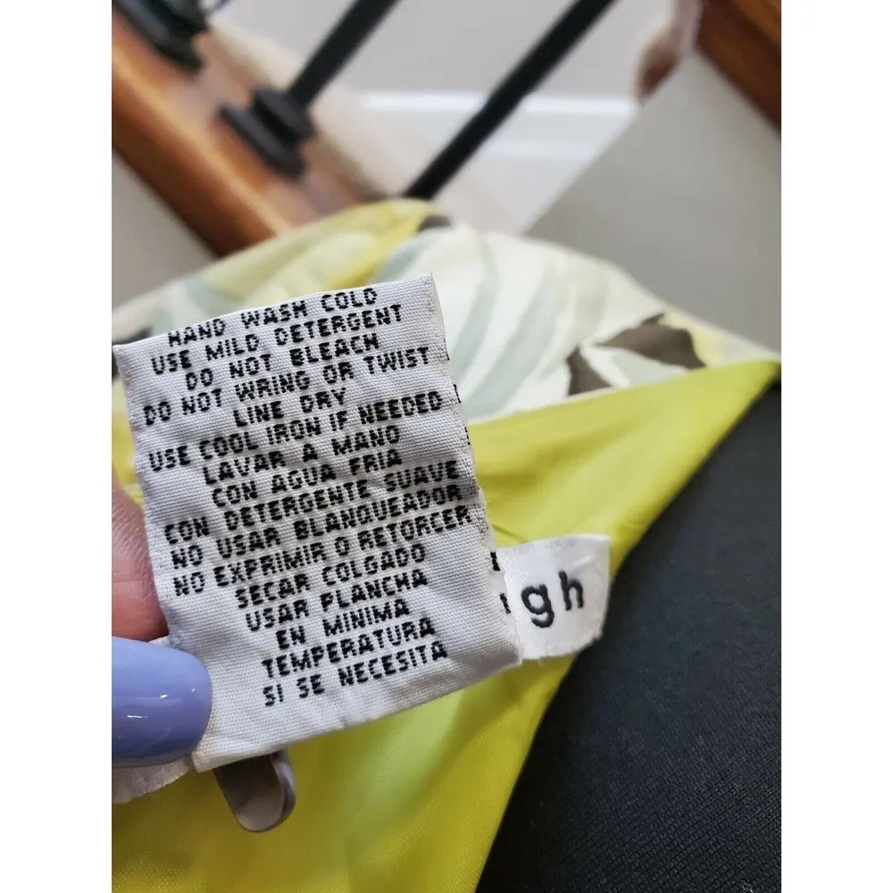 Madison Leigh Women's Multicolor Cotton Short Sleeve V-Neck Knee Length Dress 10 - Image 9