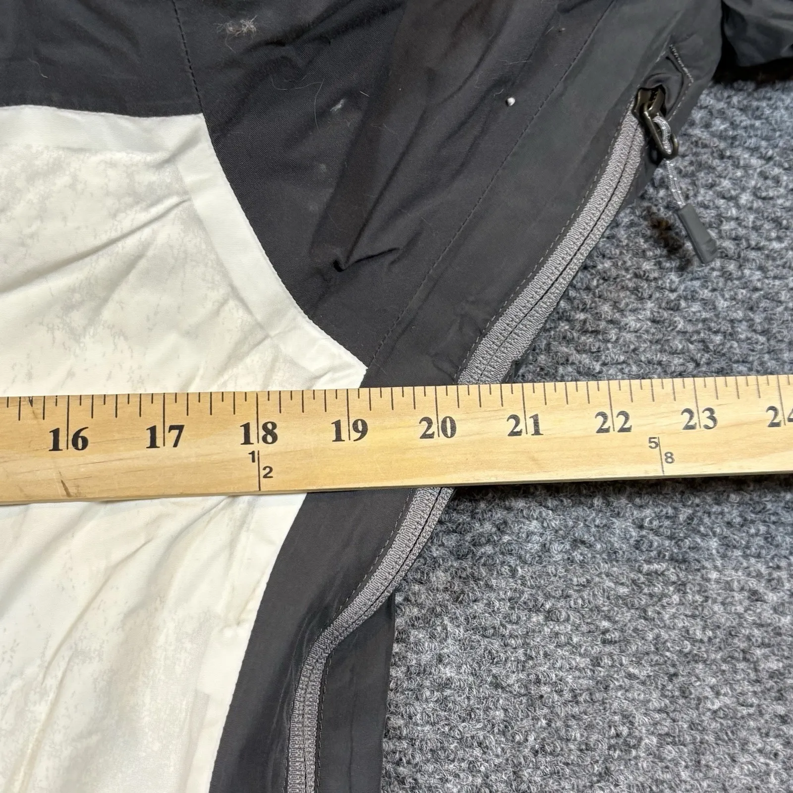 The North Face Hyvent Alpha Summit Series Women Hooded Black Beige Jacket M - Image 7