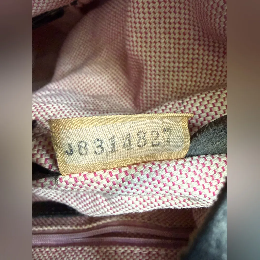 Dooney & Bourke Black and Gray Monogram Shoulder Bag - Image 16