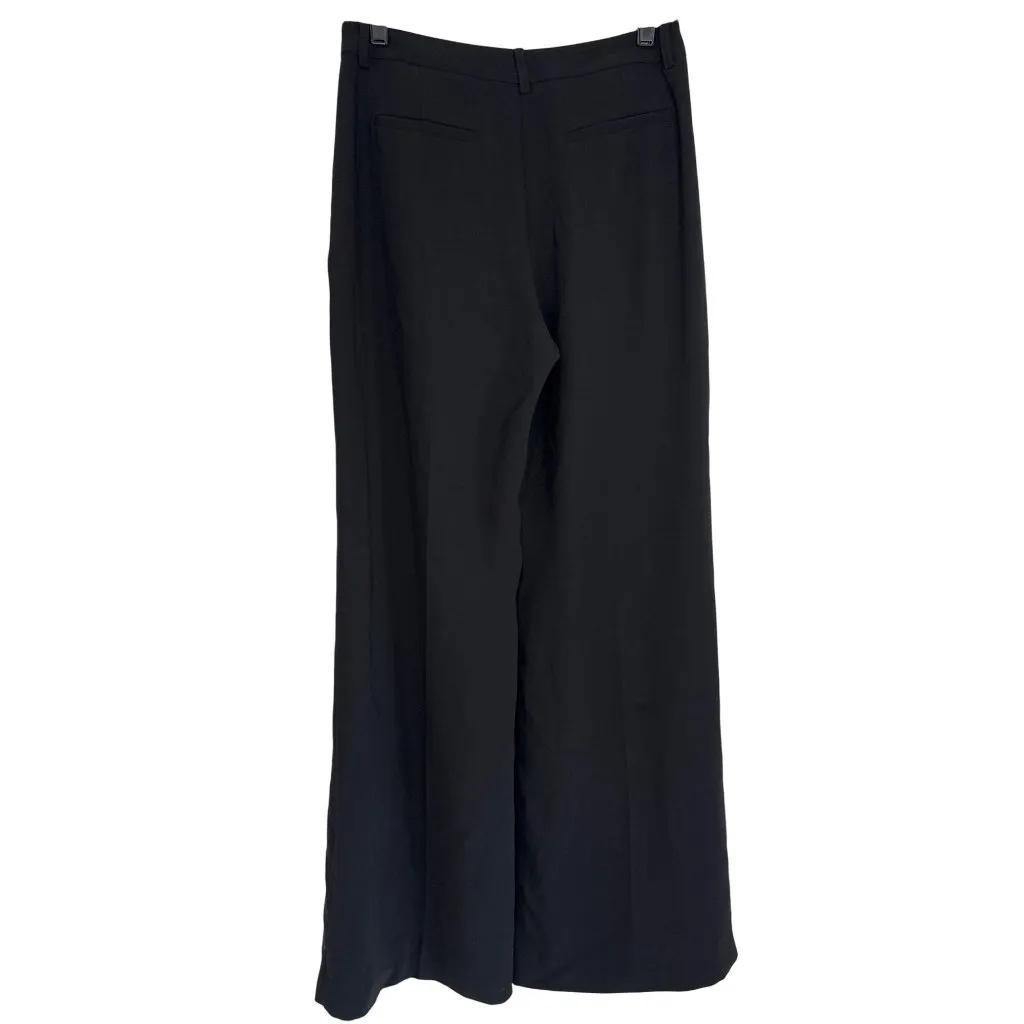 Amanda Uprichard Jane Pants in Black Small Womens Wide Leg Dress Suit Trousers - Image 6