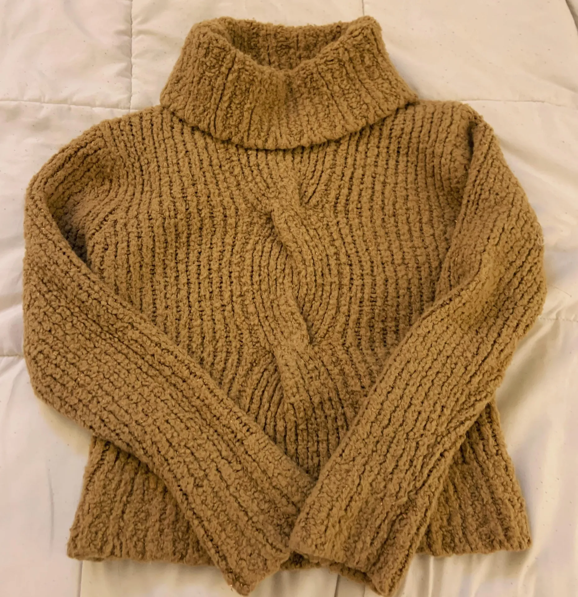 Vintage Brown Turtleneck Sweater  - Image 2